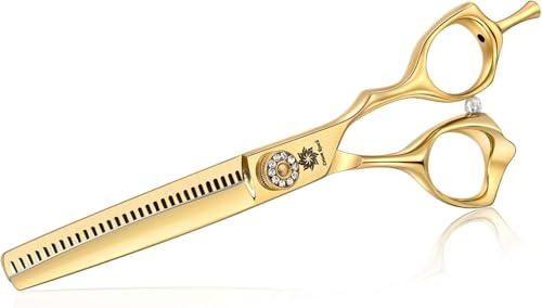 Dream Reach Haarschneideschere Friseurschere Scharfe Effilierschere Haarschere Japanischer Edelstahl 440C Handarbeit zum Ausdünnen