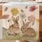 ViaElayu Tischläufer Ostern Hase Ostereier Frühling Blumen Bunt Modern Ostertischdecke Landhausstil Klein Tischdecke Waschbar Tisch Läufer für Party Zuhause Esszimmer Tischdekoration 33x183 cm