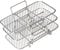 Uonlytech Friggitrice Ad Aria Acciaio Inossidabile Supporto Rimovibile Per Deidratazione e Cottura Strati Per Cucina e Bbq Accessorio Versatile Per Cottura e Grigliate