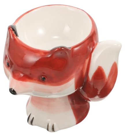 Homoyoyo Coquetier en Céramique Renard - Support à Œufs Amusant Et Décoratif pour Petit-Déjeuner Idéal comme De Pâques Et Accessoire De Table pour Un Service Élégant