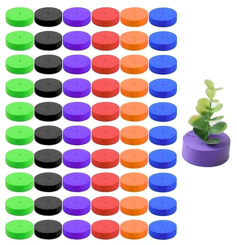YIMINI 60pcs Hydroponik Schwämme, Garten Klon-Kragen Hydroponik Schwämme, Anzuchtschwamm für Hydrokultur, den Gartenbau, die Pflanzenherstellung, ideal für Hydrokultur-Systeme, Netztöpfe