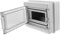 Veemoon Compact Weatherproof Distribution Box with Transparent Cover for Gardens Construction Sites and Temporary Installations
