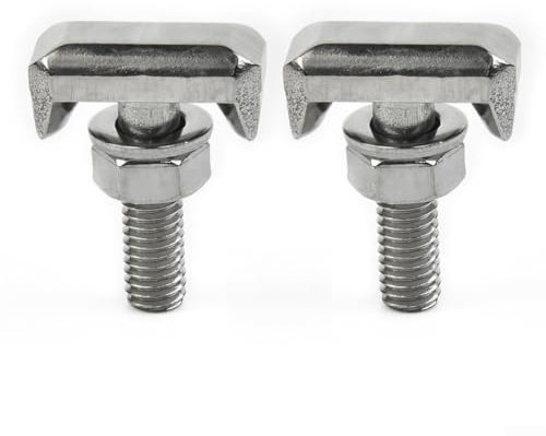 2 conectores de cable de batería de perno en T de acero inoxidable para piezas de repuesto Cadillac