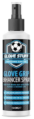 Glove Stuff - Goalkeeper Glove Grip Enhancer Spray 125ml - Football Goalkeeper Enhancer for Sticky Hold - Goalkeeping Booster for Worn Mitts - Grip Solution for Kids & Adults