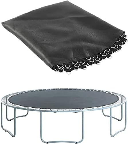 Trampolin-Zubehör – Ersatz-Strampolin-Netzmatte, Sprungtuch-Federabdeckung (3 m, 64 Schnallen) – wetterbeständig, sicher für Kinder