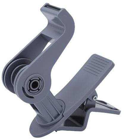 Elarvlo Craft Tape Dispenser Table Clamp ABS Material for Easy Wrapping and Crafting Gifts 64g Lightweight (Grey)