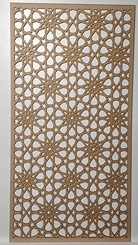 LaserKris M2 MDF Heizkörper Deko Gitter (4x2)