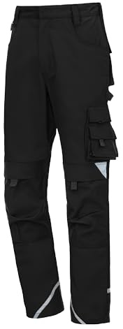 Nitras Motion TEX Plus 7610 Cargohose - Bundhose für die Arbeit - Schwarz - 62