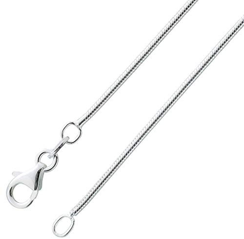 Ch.Abramowicz Schlangenkette 1,0mm Silber 925 massiv 40