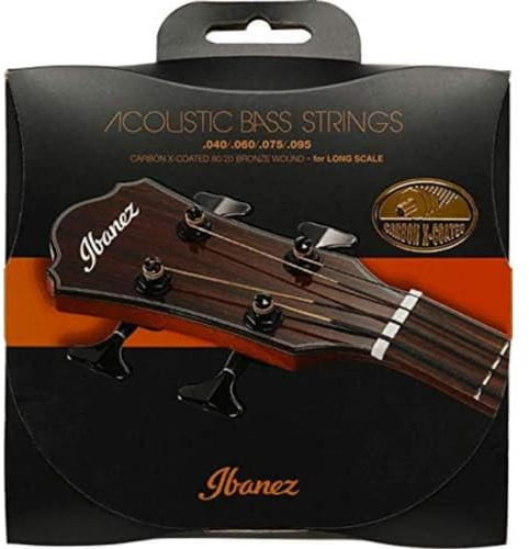 Ibanez IABS4XC Ibanez Cordes pour basse acoustique en carbone 40/95 Noir