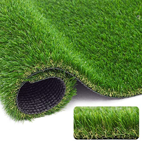 Artificial Grass Turf for Dogs, 35MM Thick Fake Grass,Synthetic Grass Mat,Indoor Outdoor Garden Lawn Landscape Synthetic Grass Mat Fake Grass Rug.Customized Size. 4FT x 10FT