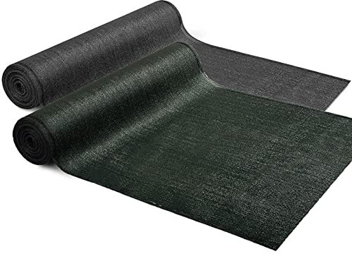 Floordirekt - Marius - Rouleau Brise Vue Occultant - 1,5 x 30 m - Corde de Fixation Inclus - Tissu HDPE d'ombrage 150 g/m² - Protection solaire, Brise-Vue, Brise-Vent, Vert