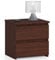 AKORD | Kommode Set 2 Schubladen Sideboard Mehrzweckschrank Schrank | Schreibtisch | ecktisch | Eck Schreibtisch für Home Office | Einfache Montage | 40x40x35 | Wenge
