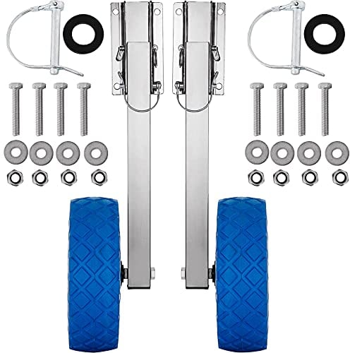 VEVOR Boat Transom Launching Wheel Dolly Stainless Steel For Inflatable Boat