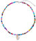KINBOM Choker Halsketten mit Perlen, Kleine Perlenkette Bunt Bunte Handgefertigte Perlenkette Choker Kette Bunt für Frauen und Mädchen (Muschel Stil)