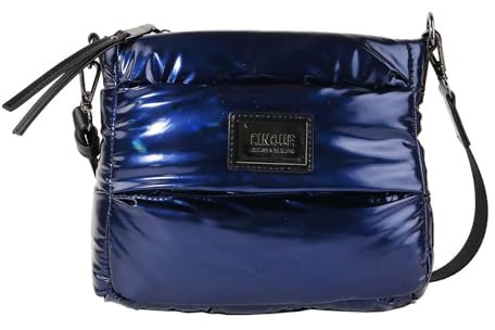 CINQUE Lina Crossbody Bag Blue - Satin