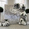 Kate 24PCS Shimmer Wall Panels Pailletten Wand Weiß Silber Pailletten Hintergrund Pailettenvorhang Party Panels für Partydeko