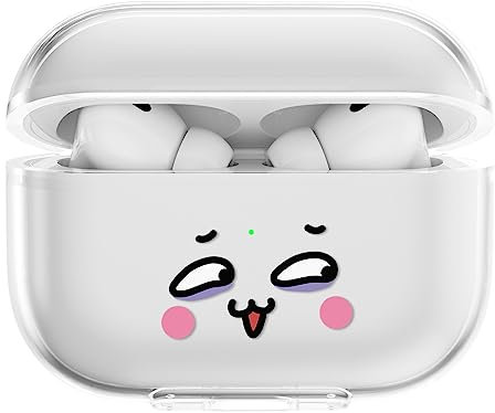 CasurvivePro Fundas para auriculares AirPods Pro, fundas transparentes de TPU con bonito patrón para Apple AirPods Pro 1st Charging Case Cases
