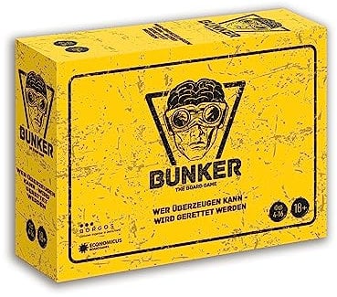 BORGOS Bunker – Gnadenloses Partyspiel für Erwachsene ab 18 | Überleben nur durch Strategie & Diplomatie | Schwarzer Humor, fiese Intrigen, Harte Entscheidungen | 4–16 Spieler