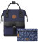 Cabaïa - Adventurer Rucksack Dusseldorf Mini 10L - Wasserabweisend - Laptopfach bis zu 10,5 Zoll - 2 Vordertaschen - vegan zertifiziert - Rucksack für Reisen und Arbeit, Damen & Herren - Violett