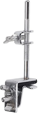 WC51 Kuhglockenhalter, Verstellbare Standard-Trommel-Kuhglockenhalterung, Am Reifen Montierte Kuhglockenklemme, nach Oben oder Unten Verstellbar für Schlagzeug-Trommel-Hardware
