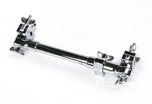 Professionelle Drum Multiclamp, 30-55 cm ausziehbar, drehbare Klammern, ergonomische Flügelschrauben, robuster Stahl, für alle Stative, flexibles Design