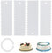 4 Pcs Plastic Cake Scraper Set, Edge Smoother and Decorating Tools for Professional Baking and Cake Design