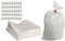 ToolSpace Sac à Gravat - Sacs en Polypropylène Alimentaire pour Cereale Chantier Riz et Grain, 50x Tissu PP 85x50 cm Agricole pour Charbon Stockage Ble Maïs Farine Sable et Déchets, Tissé 25 kg