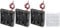 VISSQH 3 pcs AAA battery holder,4 x 1.5V AAA Plastic battery holder with Wire Leads housing with 1 pcs Plastic Battery Storage Box