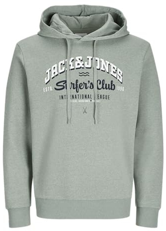 JACK & JONES Jjelogo Sweat Hood 2 Col 25/26 Noos Pls - Plus Size