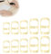 YFaith 10 Stück Finger Schiene zur Ruhigstellung, Teint Zeigefinger Schiene, Oval Fingerschiene Mittelfinger, Erhältlich 5 Größen, Fingerschutz für Arthritis Fingergelenkschutz