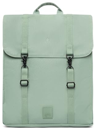 Lefrik - Handy Casual and Practical Laptop Backpack - 100% Recycled Fabric - Eco Friendly (Sage)
