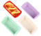 AUTUUCKEE 4 mini teglie per pagnotta in silicone, antiaderenti, per friggitrice ad aria, stampi rettangolari per torte, multicolore