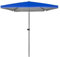 ZIHQRgE Parasol Rectangulaire de Plage à Hauteur Réglable, Ombre Marchande UPF50+ Anti-UV Parasol d'Extérieur pour Jardin, Étals de Marché, Bleu(220cm(7.2ft))