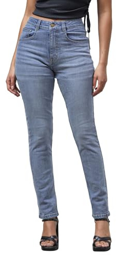 Enorsia Womens High Waist Slim Fit Jeans Stretch Denim Skinny Comfortable Slim Jeans for Casual Workwear Soft Stretch Fabric Ladies for Stylish All-Day Wear