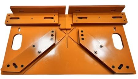 Angle Cutting Guide for Mitre Saw, Precision Angle Support, Reinforced Metal Base with Marker, Resistant Finishing Tool for Door Frame