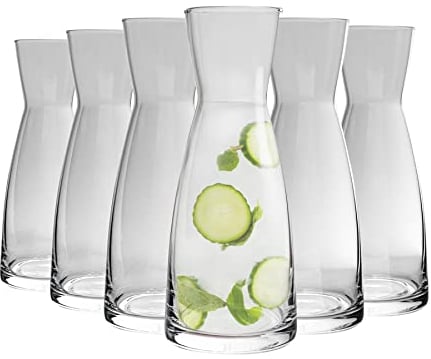 Bormioli Rocco, Caraffa/Decanter Ypsilon, per Acqua, da 550 ml - Confezione da 6