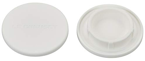 Le Creuset Set of 2 Silicone Mill Caps - White