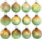 My-goodbuy24 Premium Weihnachtskugeln 12-teiliges Set Echtglas Glaskugeln Weihnachten Weihnachtsdeko Tannenbaumkugeln Glas Christbaumkugeln Weihnachtsbaum (I185)