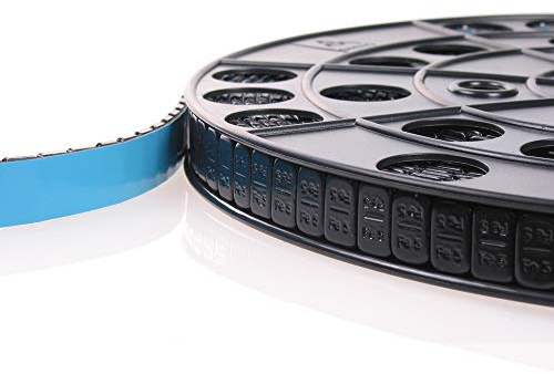 BB-EP Schwarz - Auswuchtgewichte Klebegewichte Stahlgewichte 5KG Rolle - 1000x5g verzinkt & Schwarz kunststoffbeschichtet (2)