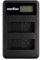 EN-EL14 Zweikanal LCD USB Ladegerät für Nikon Coolpix P7000, Coolpix P7100, Coolpix P7700, Coolpix P7800, DSLR D3100, DSLR D3200, DSLR D5100, DSLR D5200 Kamera und Mehr