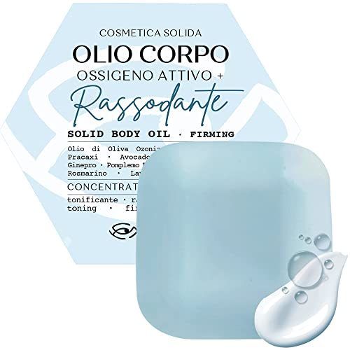 Festkörperöl Körpercreme - AKTIVER SAUERSTOFF - Straffende duftende Toning-Creme - entwässernde, glättende und elastische, Anti-Cellulite-Haut - Vitamin E - Vegan - entspricht 500 ml Flüssigkeit