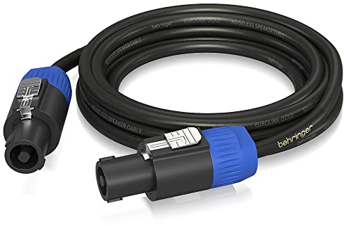 Behringer Speaker Cable - Speaker Twist Connectors - 6 m / 19.7 ft - Gold Performance - GLC2-600