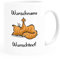 MoonWorks® Kaffee-Tasse mit Namen Wunschtext Katze Mittelfinger F~ck Dich Kein Bock Bürotasse lustige Kaffeebecher Uni-Weiß Keramik-Tasse