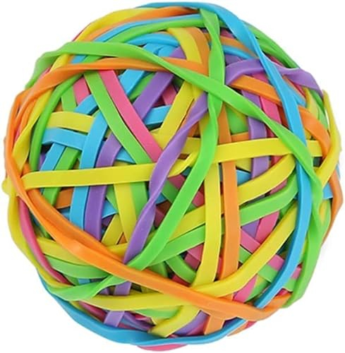HARUBRO Rubber Band Ball, 220 Bands per Ball, Assorted Colors