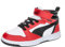 PUMA Puma Rebound V6 Mid AC+ PS, Zapatillas Unisex niños, Puma White Puma Black For All Time Red, 33 EU