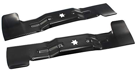 SECURA Jeu de lames (éjection) compatible avec MTD Smart RE 125 13A776KE600 Tracteur de pelouse