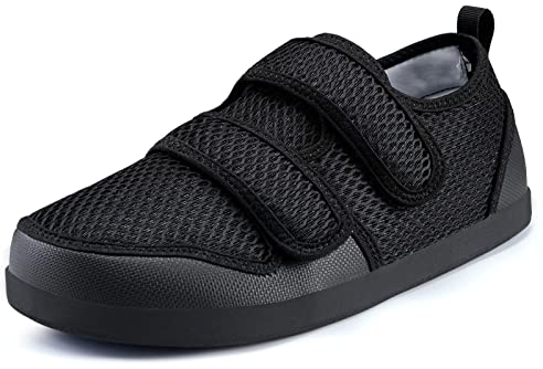 Zapatillas Diabéticos Hombre Mujer Sandalias de rehabilitación Extra Ancho Ligero Antideslizante Ajustable Cómodo Respirable Ortopédico Artritis Edema Zapatos para Caminar