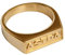 ASTRA Bier Siegelring Herrenring Fingerring für Herren, aus Edelstahl, mit hochgeprägtem Schriftzug (20 mm)