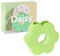 DOIY - Vase décoratif Moderne - Design en Forme de Marguerite - Fabriqué en céramique - Vase pour Fleurs - Vase décoratif - Couleur Verte - 5x20x18 cm